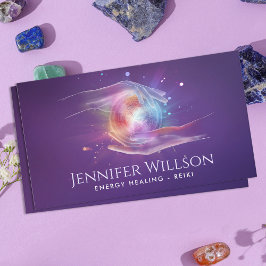 Tarjeta De Visita Manos de curación- Curación de energía - Reiki