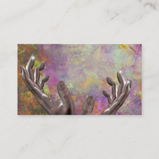 Tarjeta De Visita Manos del artista