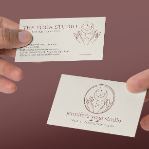 Tarjeta De Visita Manos Espirituales de Curación de Energía de Estre
