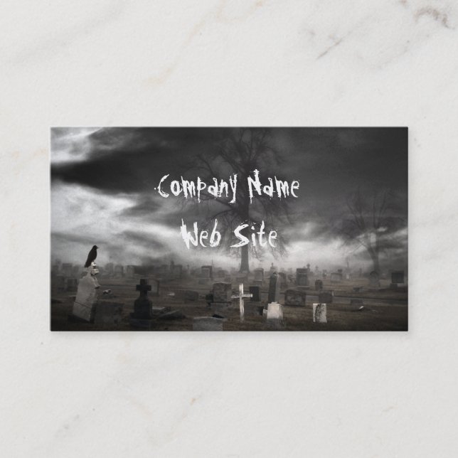 Tarjeta De Visita Mantener todo el Gótico (Anverso)