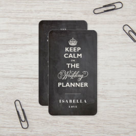 Tarjeta De Visita Mantengan la calma Soy El Gracioso Cartel del Plan