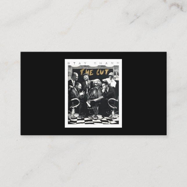 Tarjeta De Visita Manténgase agudo el Orgullo Africano Cortado (Anverso)