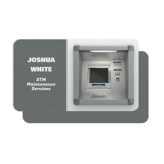 Tarjeta De Visita Mantenimiento de ATM (ATM Maintenance Business Cards)