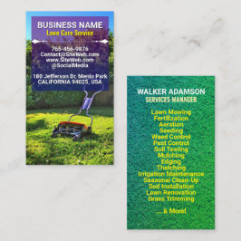 Tarjeta De Visita (Mantenimiento de la motocicleta de hierba) Cuidad