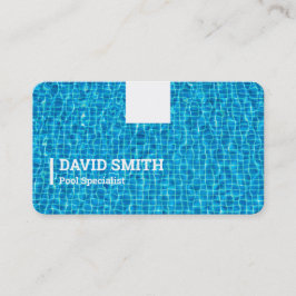 Tarjeta De Visita Mantenimiento de la Piscina