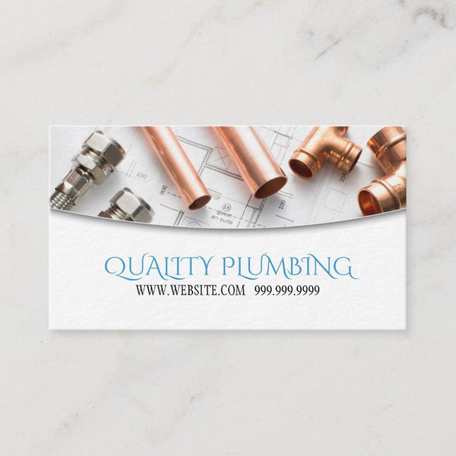 Tarjeta De Visita Mantenimiento del Handyman de agua de grifo de fon (Anverso)