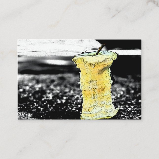 Tarjeta De Visita manzana vieja (Anverso)