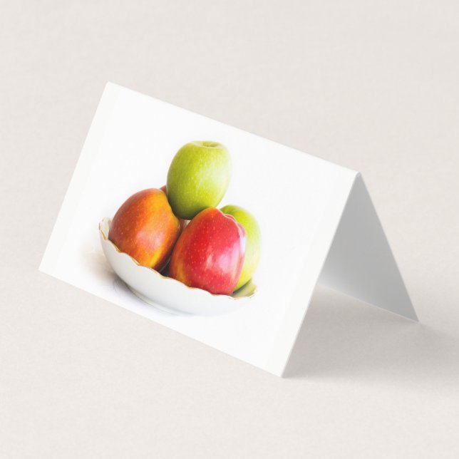 Tarjeta De Visita Manzanas (Anverso)