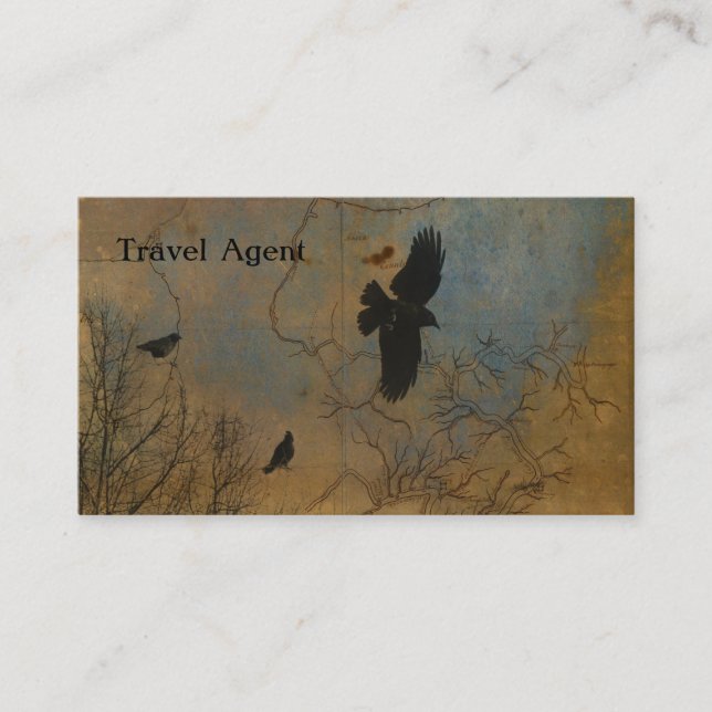 Tarjeta De Visita Mapa de cosecha (Anverso)