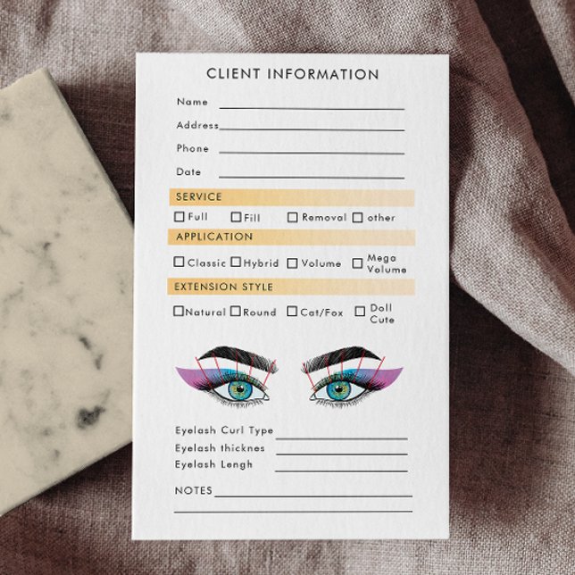 Tarjeta De Visita Mapa de Extensiones de Eyelash Holográfico Pastel (Pastel Holographic Eyelash Extensions Map Business Card)