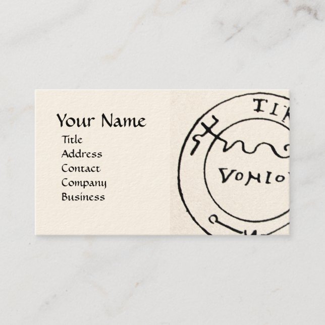 TARJETA DE VISITA MAPA DE TESORERÍA DE PIRATAS ANTIGUAS, ESPALDA Y S (Anverso)