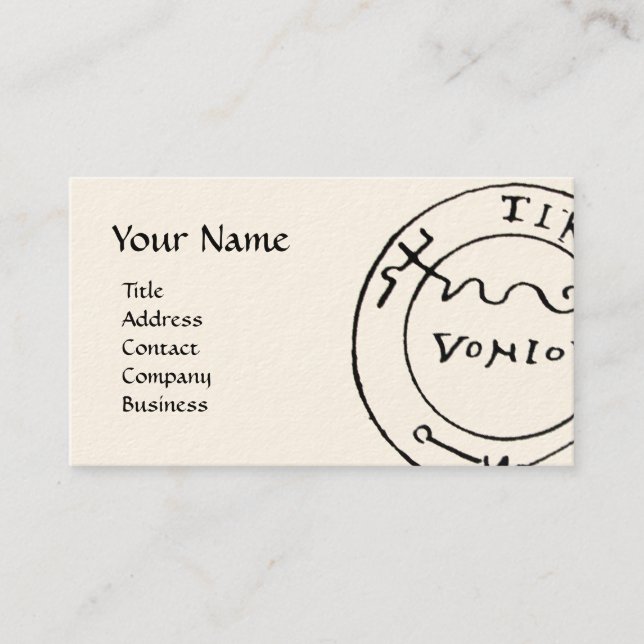 TARJETA DE VISITA MAPA DE TESORERÍA DE PIRATAS ANTIGUAS, ESPALDA Y S (Anverso)