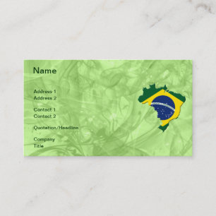 Tarjeta De Visita Mapa del Brasil