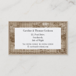 Tarjeta De Visita Mapa del mundo