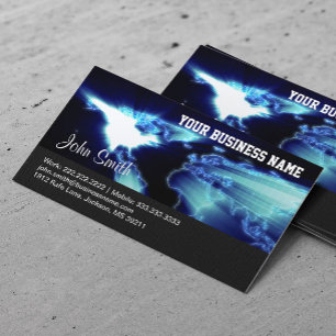 Tarjeta De Visita Mapa Global Industrial