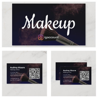 Tarjeta De Visita Maquilladora Femenina