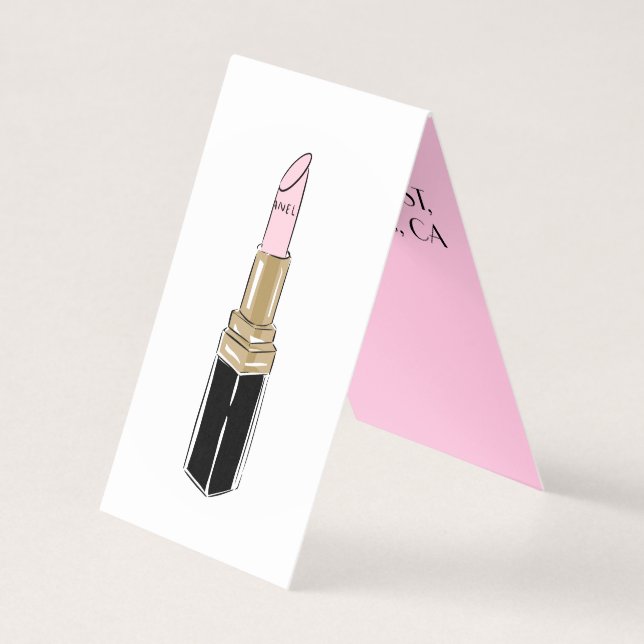 Tarjeta De Visita Maquillaje (Anverso)