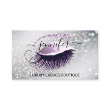 Maquillaje Eyelash QR Código Purpurina Lux Rosa