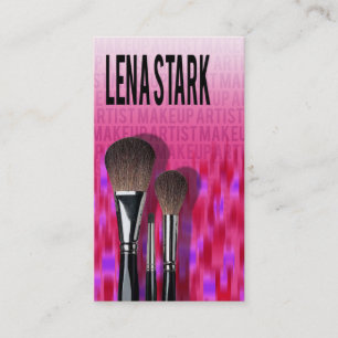 Tarjeta De Visita Maquillaje favorable I - Cosmetologist del artista