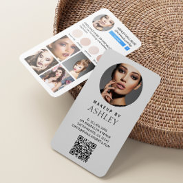 Tarjeta De Visita Maquillaje simple en los medios sociales de Instag