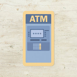 Tarjeta De Visita Máquina ATM