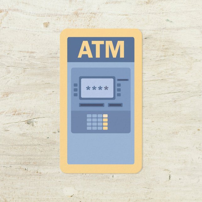 Tarjeta De Visita Máquina ATM (ATM Cards)