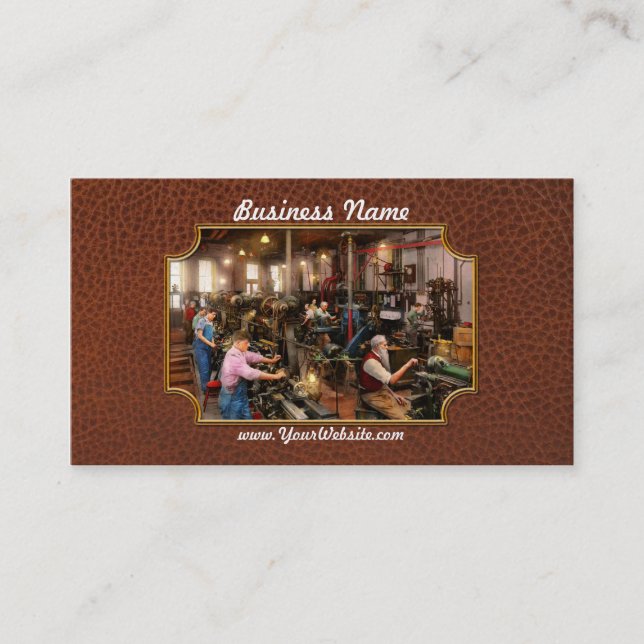 Tarjeta De Visita Máquina - Clase maestra 1920 (Anverso)