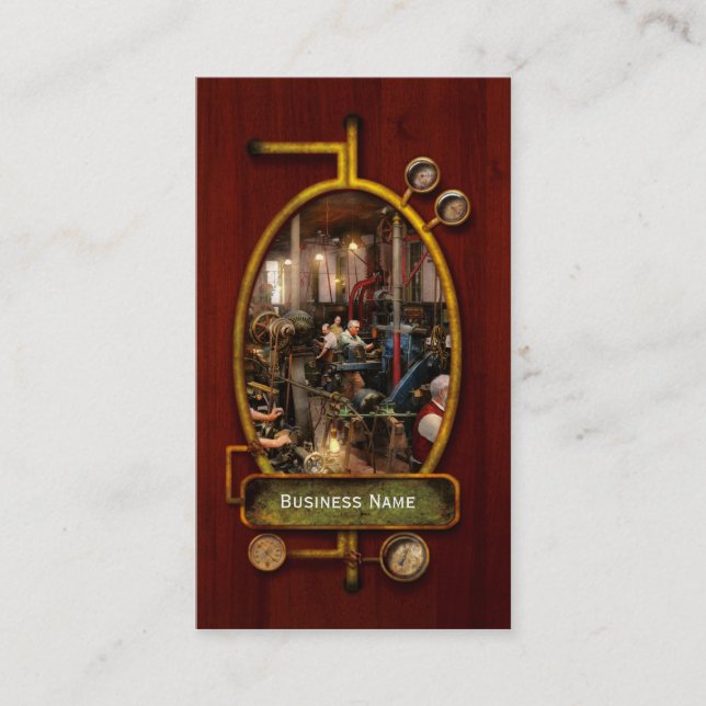 Tarjeta De Visita Máquina - Clase maestra 1920 (Anverso)