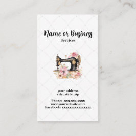 Tarjeta De Visita Máquina de coser