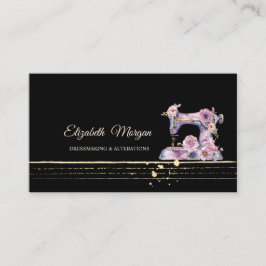 Tarjeta De Visita Máquina de coser de bandas de oro profesional