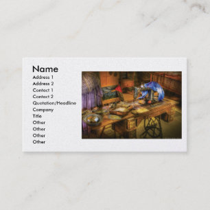 Tarjeta De Visita Máquina de coser - máquina de coser IV