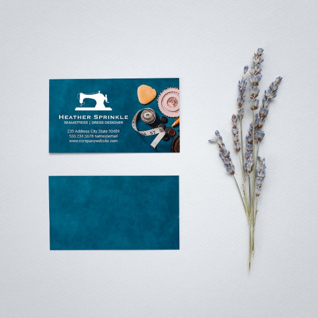 Tarjeta De Visita Máquina de coser | Taller De Artesanías (Subido por el creador)