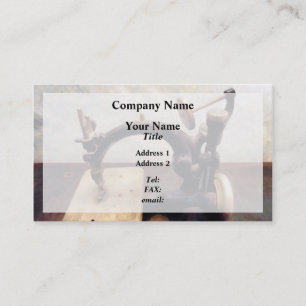 Tarjeta De Visita Máquina de coser victoriana