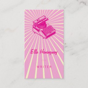 Tarjeta De Visita Máquina de Escribir