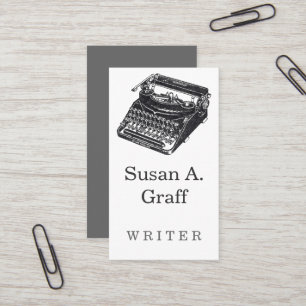 Tarjeta De Visita Máquina de escribir ruidosa