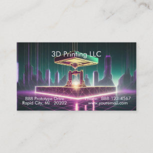 Tarjeta De Visita Máquina de impresión 3D