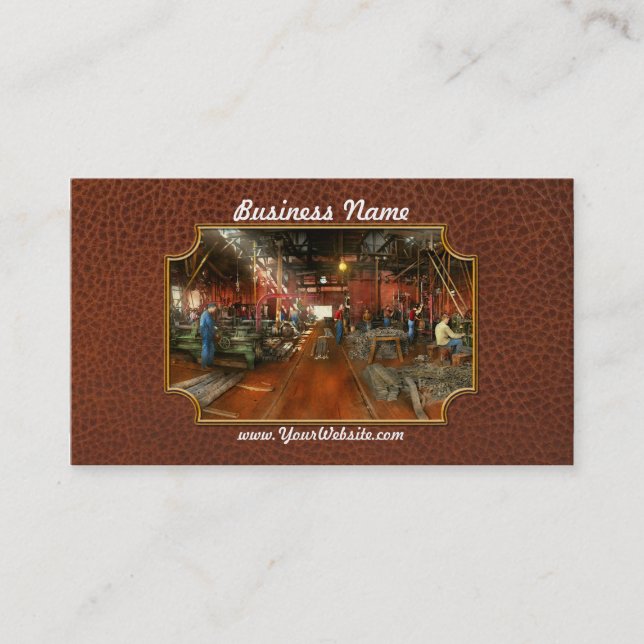 Tarjeta De Visita Máquina - Piezas de bombeo 1905 (Anverso)