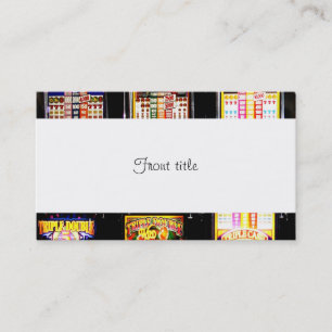 Tarjeta De Visita Máquinas Dream - Máquinas Tragamonedas Lucky