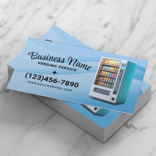 Tarjeta De Visita Máquinas expendedoras Servicio de Alquiler de Serv