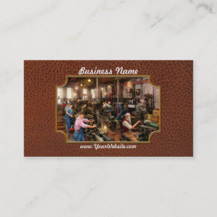 Tarjeta De Visita Maquinista - la clase principal 1920