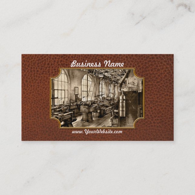 Tarjeta De Visita Maquinista - seguridad primero (Anverso)