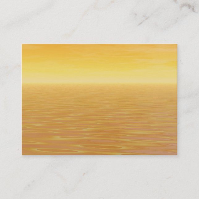 Tarjeta De Visita Mar de oro (Anverso)