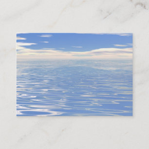 Tarjeta De Visita Mar y cielo