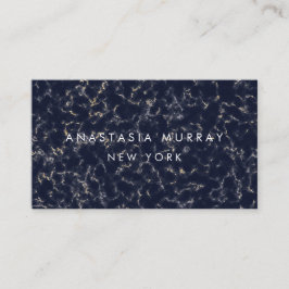 Tarjeta De Visita Marble blanco negro húmedo moderno Minimalista luj