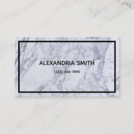 Tarjeta De Visita Marble Business Card