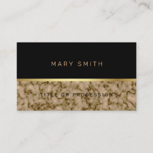 Tarjeta De Visita Marble elegante de lujo