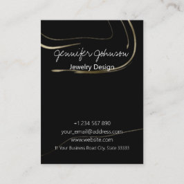 Tarjeta De Visita Marbling oscuro