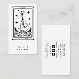 Tarjeta De Visita Marca de Estetista Tarot