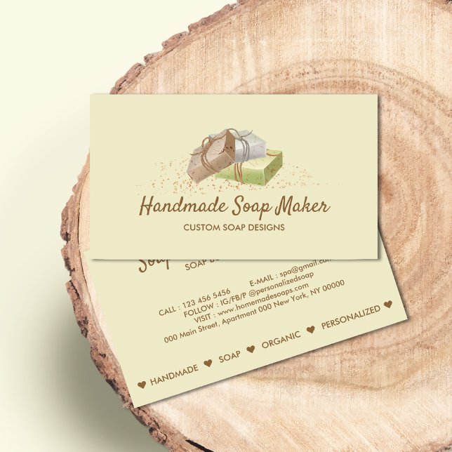 Tarjeta De Visita Marca de jabones (Subido por el creador)