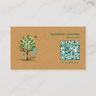 Tarjeta De Visita Marca personalizada de vivero Greenleaf